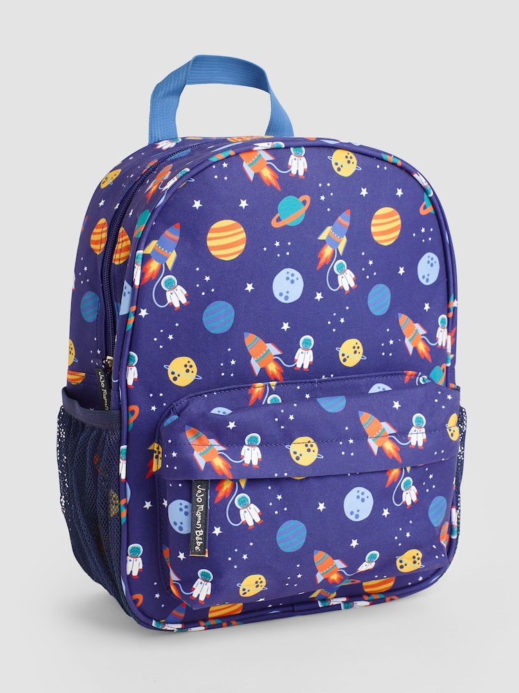 JoJo Maman Bébé Blue/Navy Medium Backpack - Image 2 of 5