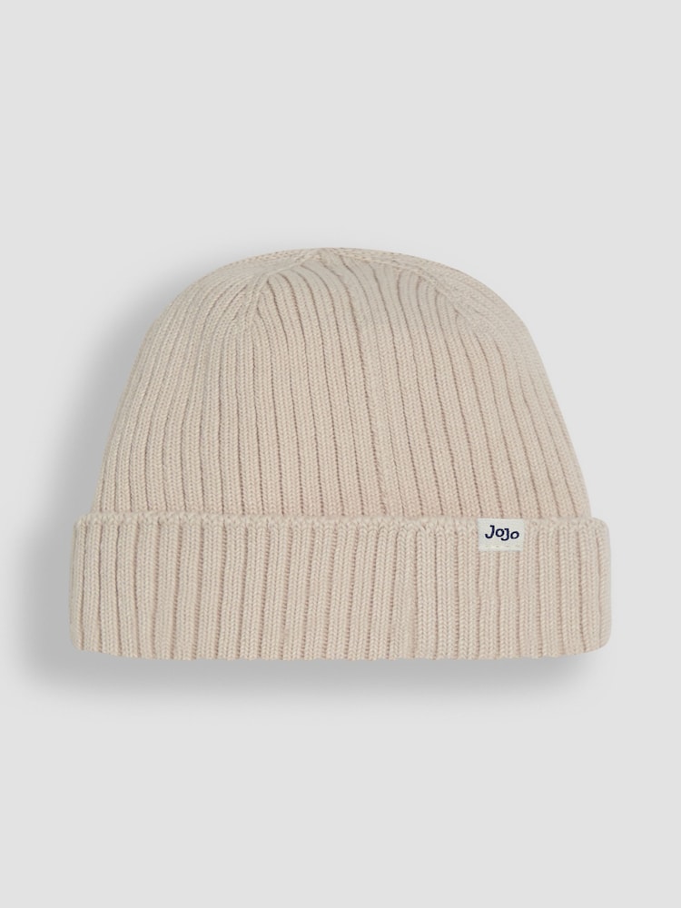 JoJo Maman Bébé Stone Rib Hat - Image 1 of 3