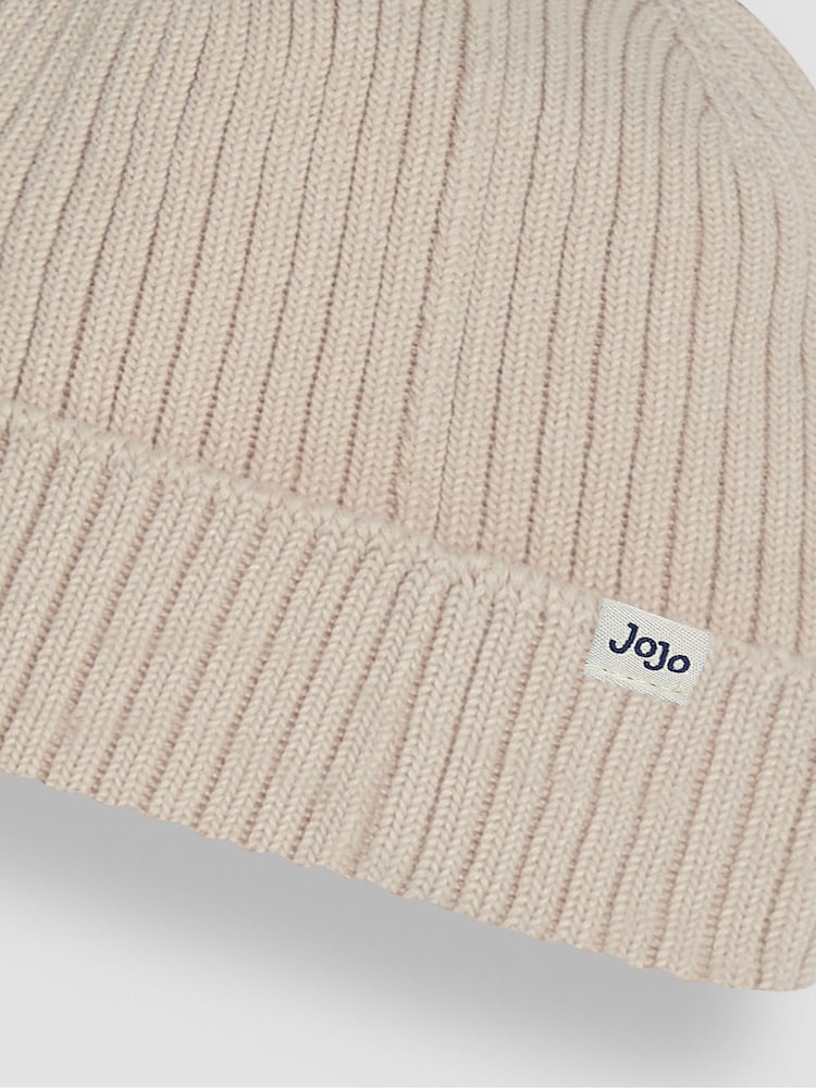 JoJo Maman Bébé Stone Rib Hat - Image 3 of 3