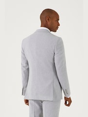 Skopes Grey Dark Jude Tweed Tailored Fit Suit Jacket - Image 2 of 3