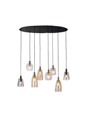 Searchlight Black Dakota 8 Light MultiDrop Pendant Ceiling Light - Image 2 of 4
