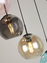 Searchlight Black Festival 8 Light Pendant Ceiling Light - Image 4 of 4