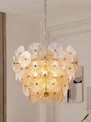 Searchlight Bronze Kaleidoscope 9 Light Pendant Ceiling Light - Image 1 of 4