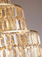 Searchlight Satin Brass Luna 13 Light Chandelier - Image 4 of 4