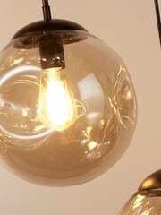 Searchlight Black Terra 5 Light Multi Drop Ceiling Light - Image 4 of 4