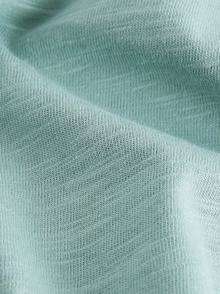 Teal Blue Short Sleeve Appliqué T-Shirt (3mths-7yrs) - Image 3 of 4