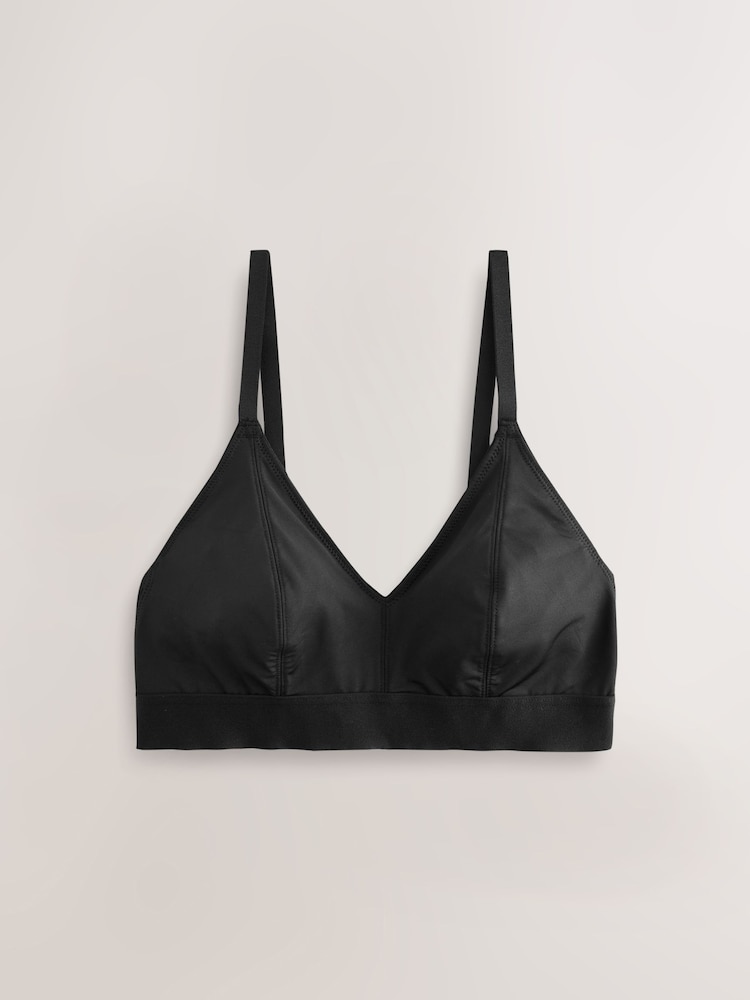 Black/Nude Bralette DD+ Ultimate Comfort Non Wire Bralettes 2 Pack - Image 8 of 11