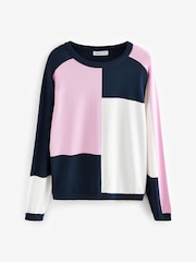 Navy C Block Sweater - Image 1 of 1
