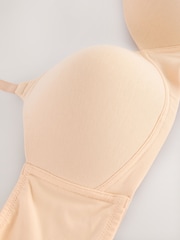 Black/White/Pastel Rose Nude Pad Non Wire DD+ Cotton Blend Ultimate Comfort Bras 3 Pack - Image 10 of 12