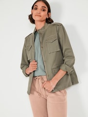 Hush Green Military Jacket - Image 1 of 6