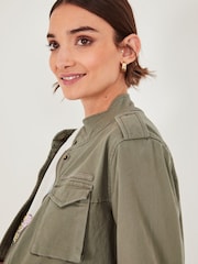 Hush Green Military Jacket - Image 4 of 6