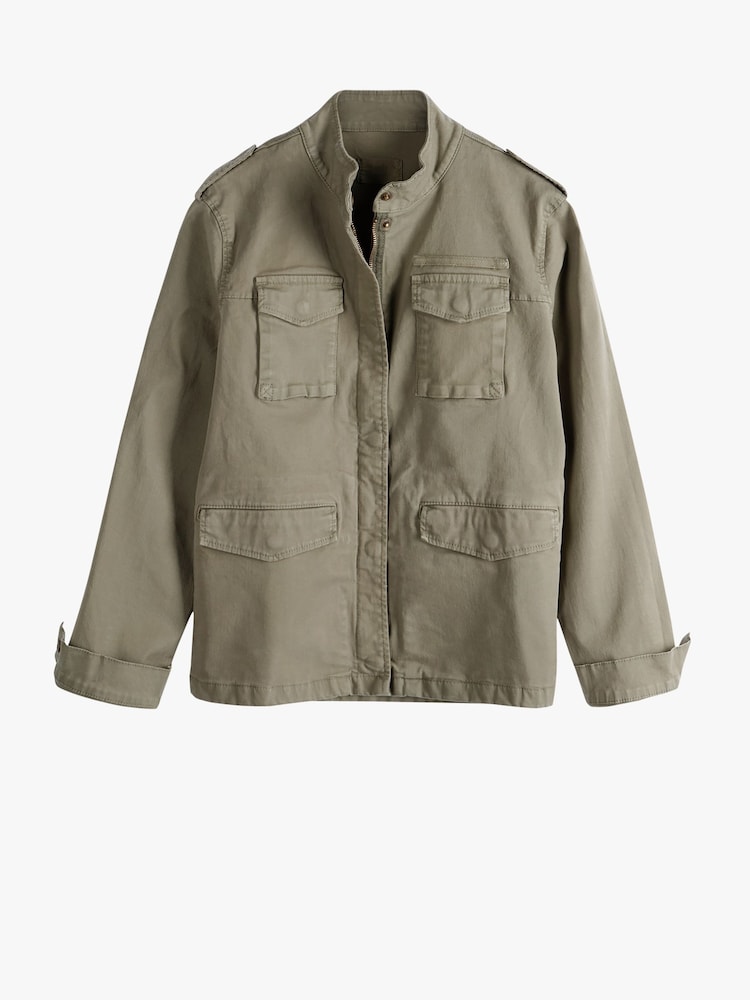 Hush Green Military Jacket - Image 6 of 6