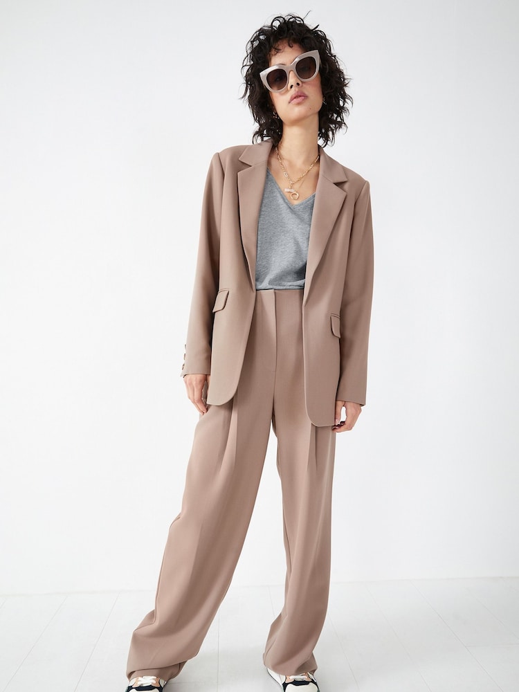 Hush Brown Julian Suit Trousers - Image 1 of 5