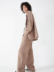 Hush Brown Julian Suit Trousers - Image 3 of 5