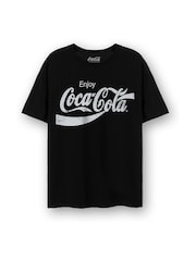 Vanilla Underground Black Coca-Cola Unisex Adults Licensed T-Shirt - Image 1 of 4