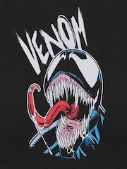 Vanilla Underground Black Mens Venom Licensed T-Shirt - Image 4 of 4