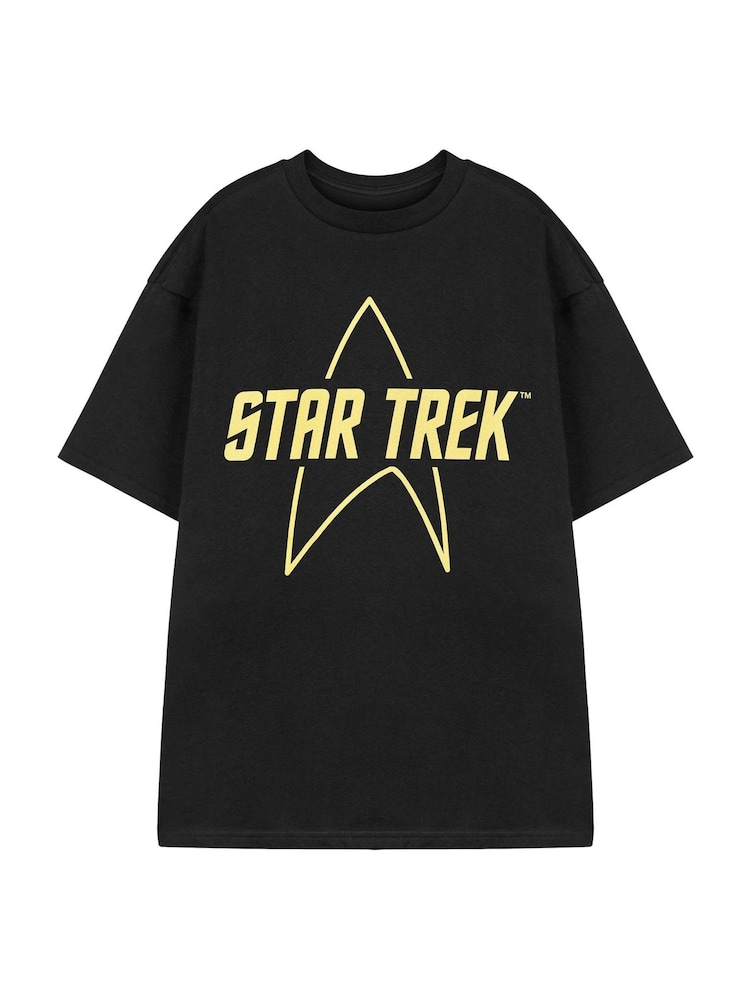 Vanilla Underground Black Mens Star Trek Licensed T-Shirt - Image 1 of 5