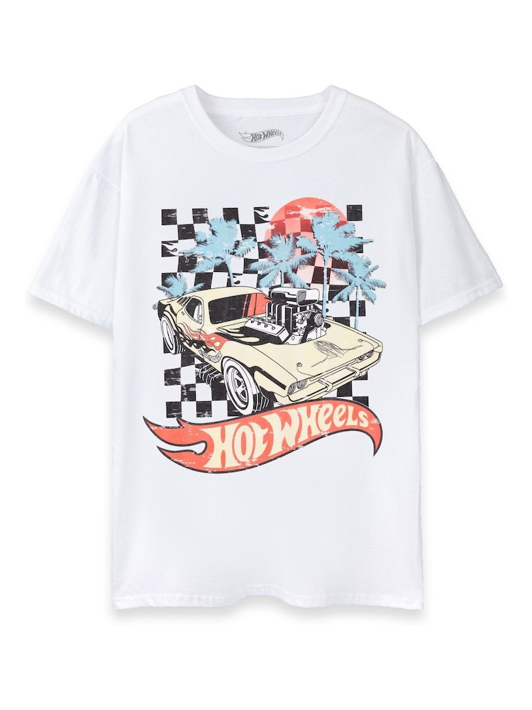 Vanilla Underground White Mens Hot Wheels Licensed T-Shirt - Image 1 of 5