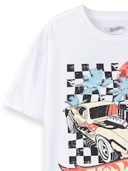 Vanilla Underground White Mens Hot Wheels Licensed T-Shirt - Image 4 of 5