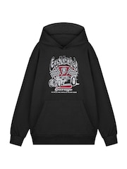 Vanilla Underground Black Mens 100% Cotton Gas Monkey Licensed Hoodie - Image 1 of 5