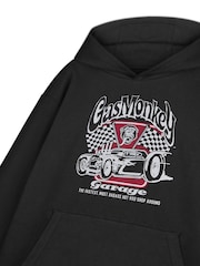 Vanilla Underground Black Mens 100% Cotton Gas Monkey Licensed Hoodie - Image 4 of 5