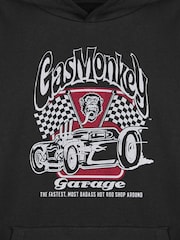 Vanilla Underground Black Mens 100% Cotton Gas Monkey Licensed Hoodie - Image 5 of 5
