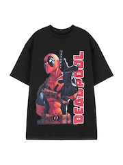 Vanilla Underground Black Mens Deadpool Licensed T-Shirt - Image 1 of 4