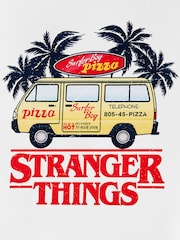 Vanilla Underground White Mens Stranger Things Licensed T-Shirt - Image 3 of 6