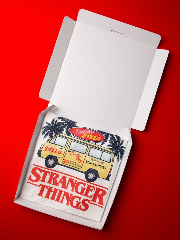 Vanilla Underground White Mens Stranger Things Licensed T-Shirt - Image 6 of 6