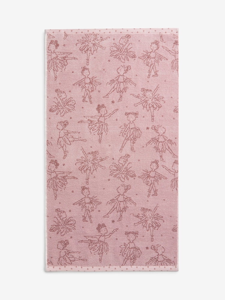 Pink Kids 100% Cotton Towels - Image 4 of 4