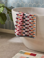 Multi Sketch 100% Cotton Towel - Image 1 of 2