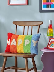 Little Bird by Jools Oliver Happy Slogan Cushion - Bild 1 von 5