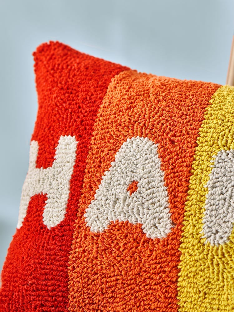 Little Bird by Jools Oliver Happy Slogan Cushion - Bild 5 von 5