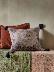 French Connection Blue Alby Cushion - Image 1 of 6