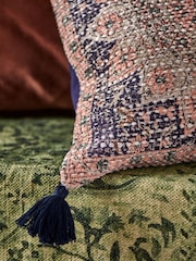 French Connection Blue Alby Cushion - Image 2 of 6