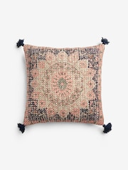 French Connection Blue Alby Cushion - Image 4 of 6