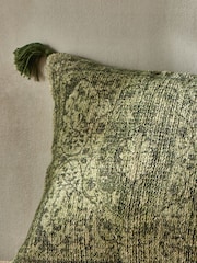 French Connection Green Kabir Cushion - Image 2 of 5