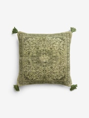 French Connection Green Kabir Cushion - Image 3 of 5