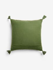 French Connection Green Kabir Cushion - Image 4 of 5