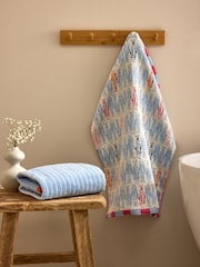 Multi Set of 2 Hand Towels 100% Cotton - Image 1 of 8