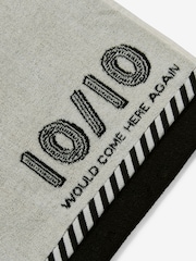 Monochrome Set of 2 Hand Towels 100% Cotton - Image 5 of 5