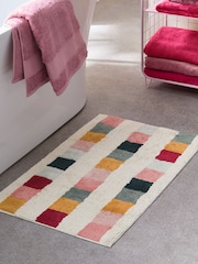 Multi Sketch 100% Cotton Bath Mat - Image 1 of 3