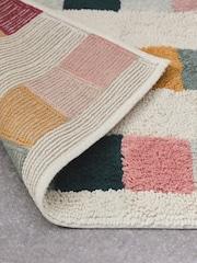 Multi Sketch 100% Cotton Bath Mat - Image 2 of 3
