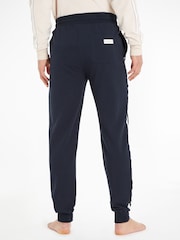 Tommy Hilfiger Blue Cuffed Track 100% Cotton Joggers - Image 2 of 6