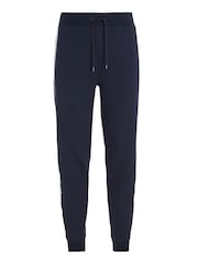 Tommy Hilfiger Blue Cuffed Track 100% Cotton Joggers - Image 4 of 6