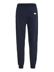 Tommy Hilfiger Blue Cuffed Track 100% Cotton Joggers - Image 5 of 6