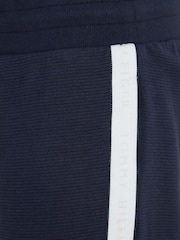 Tommy Hilfiger Blue Cuffed Track 100% Cotton Joggers - Image 6 of 6