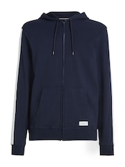 أزرق - أسود - هودي قطن 100% بسحّاب من Tommy Hilfiger - صورة 5 من 6