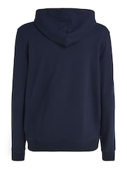 أزرق - أسود - هودي قطن 100% بسحّاب من Tommy Hilfiger - صورة 6 من 6