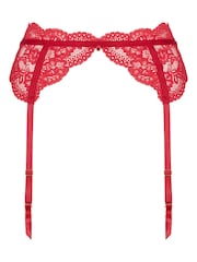 Ann Summers Red Sexy Lace Planet Suspender Belt - Image 5 of 5